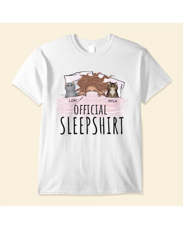 Cat Lovers – Official Sleepshirt Shirt – Gift For Cat Mom