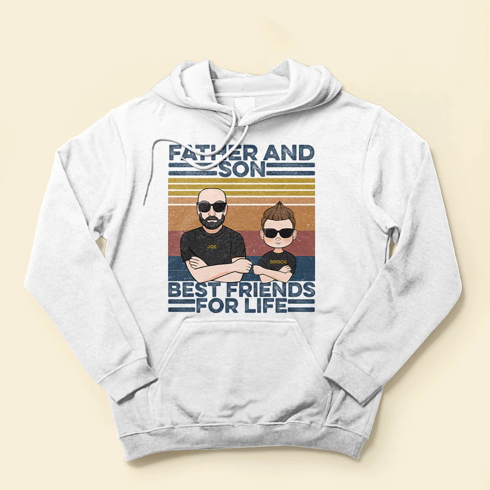 Father And Son Best Friends For Life – Personalized Shirt