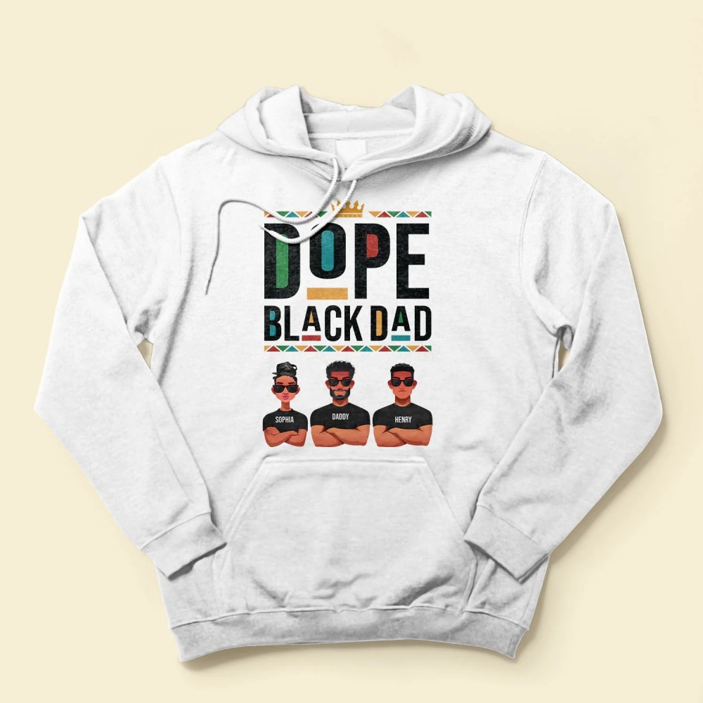 Dope Black Dad – Personalized Shirt