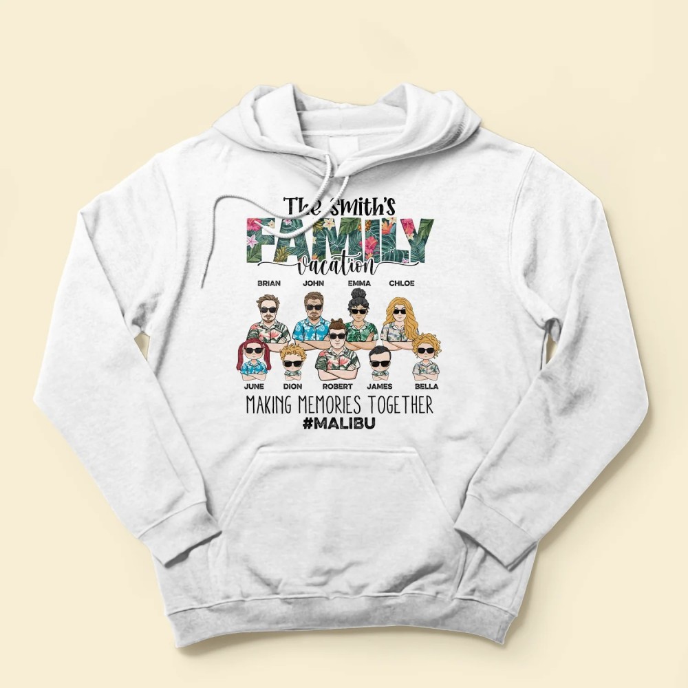 Family Vacation Making Memories Together – Personalized Shirt