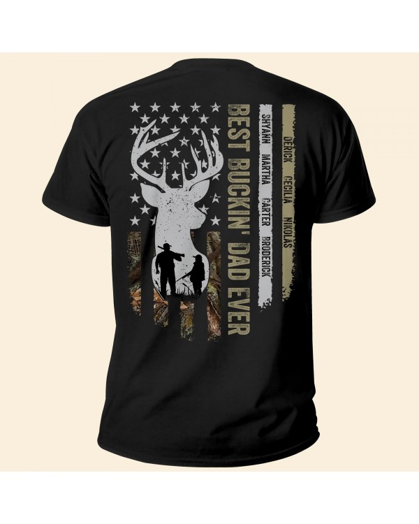 Best Buckin’ Dad Ever – Personalized Shirt