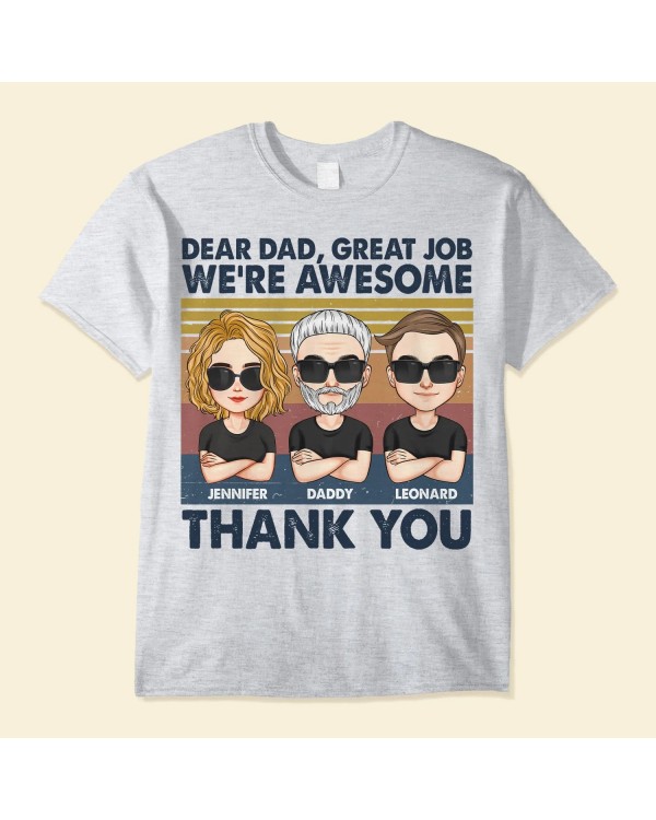 Mom Dad – Thank You – Personalized Shirt