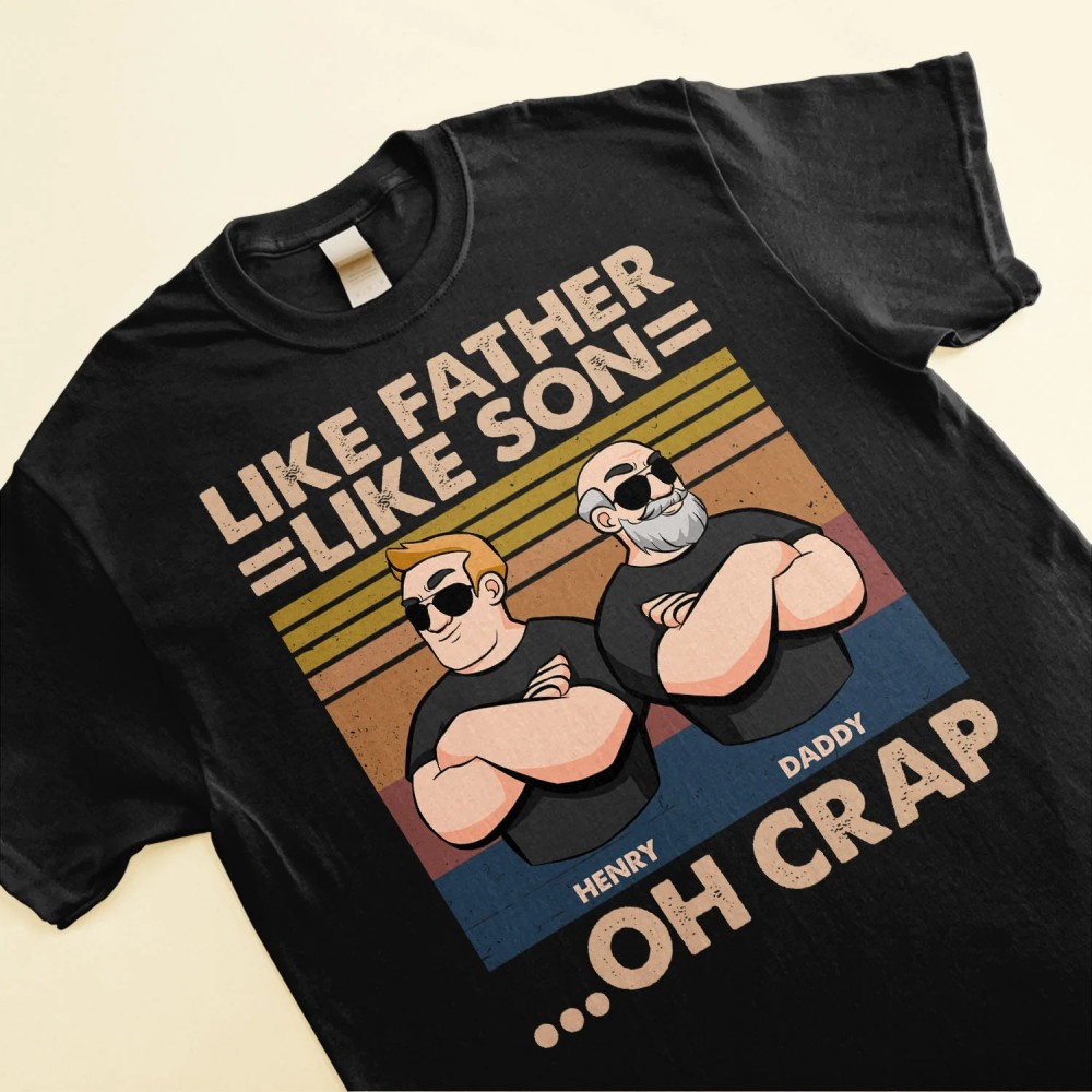 Like Father Like Son – Father Sons – Personalized Shirt