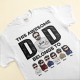 This Awesome Dad Belongs To – Personalized Shirt – Birthday Christmas Gift For Dad Daddy Papa Father