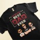 World’s Best Dad Ever Dark Version – Personalized Shirt