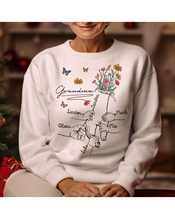 Grandma Mom – Personalized Sweatshirt