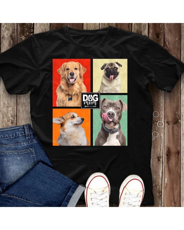 Dog Mom – Personalized Photo Shirt