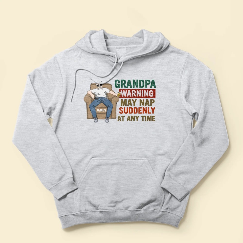 Grandpa Warning – Personalized Shirt – Father’s Day Birthday Gift For Dad Father Grandpa Papa