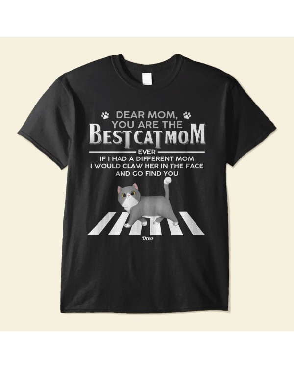 Best Cat Mom Cat Dad – Personalized Shirt