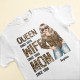 Queen Wife Mom – Personalized Shirt – Anniversary Valentine’s Day Birthday Gift For Wife Mom Grandma – Leopard Woman