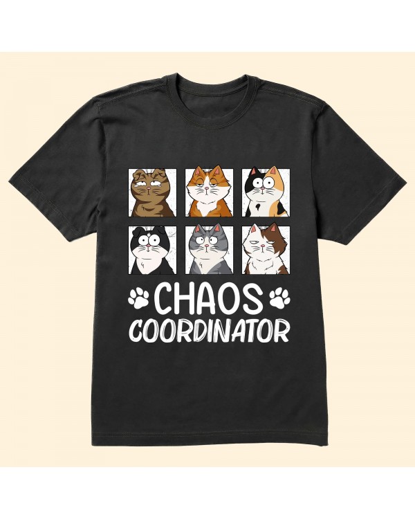 Chaos Coordinator – Cat Version – Personalized Shirt