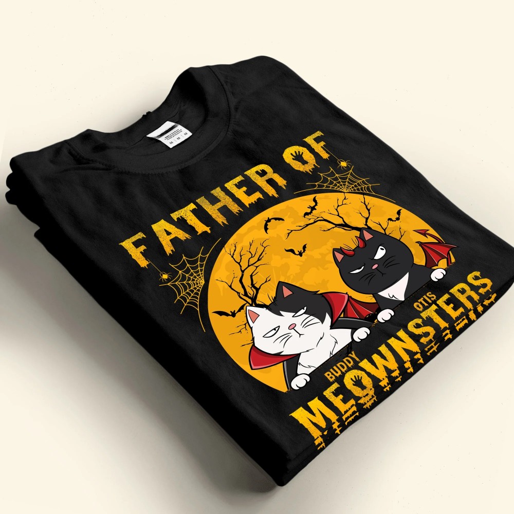 Fathermother Of Meownsters – Personalized Shirt