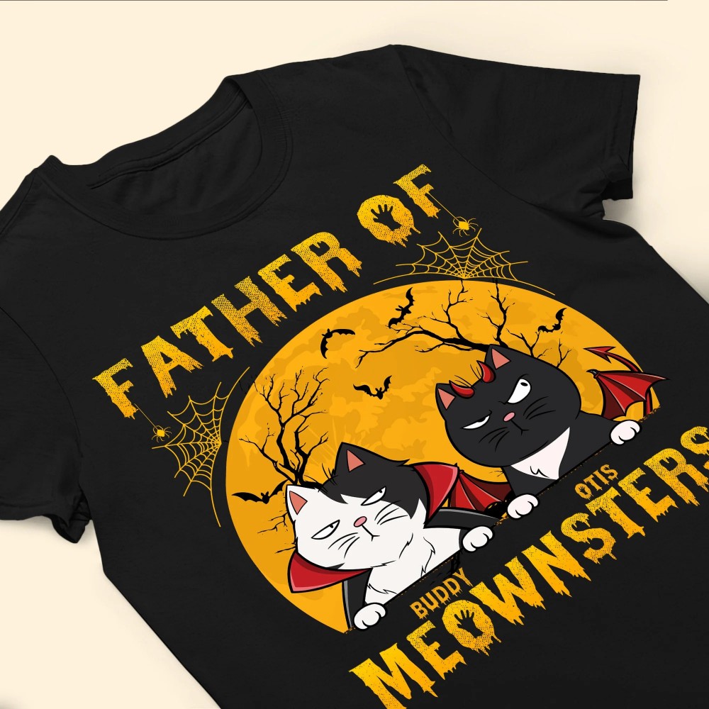 Fathermother Of Meownsters – Personalized Shirt