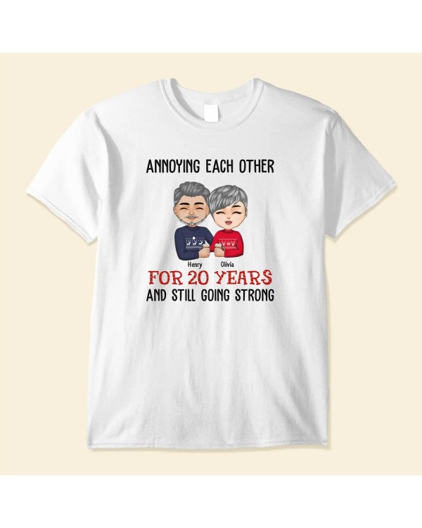 Annoying Each Other – Personalized Shirt – Christmas Gifts For Wife Husband Mom Dad