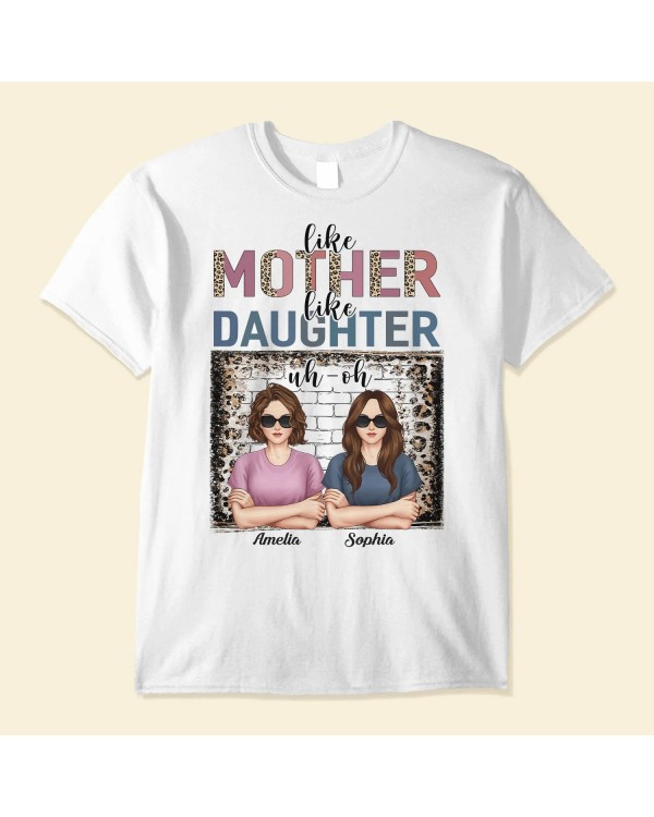 Mother And Daughter – Personalized Shirt – Mother’s Day Birthday Christmas Gift For Mom Daughter Mother Mama