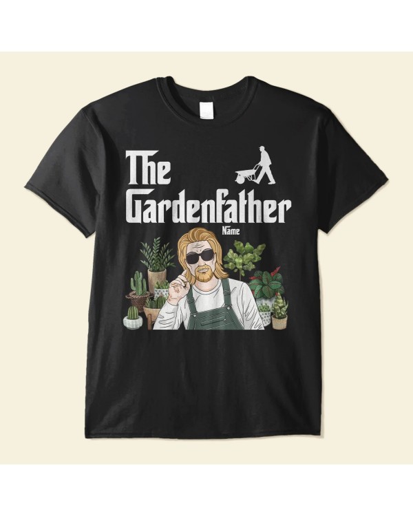 The Gardenfather – Personalized Shirt – Birthday Gift For Gardener