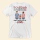 Family A Little Bit Of Crazy – Personalized Shirt – Gift For Mom Dad Grandparents Sisters Brothers Siblings Step Family Stepfather Step Mom