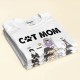 Cat Mom – Personalized Shirt – Birthday Funny Mother’s Day Gift For Her Woman Girl Cat Mom Cat Mama Fur Mama