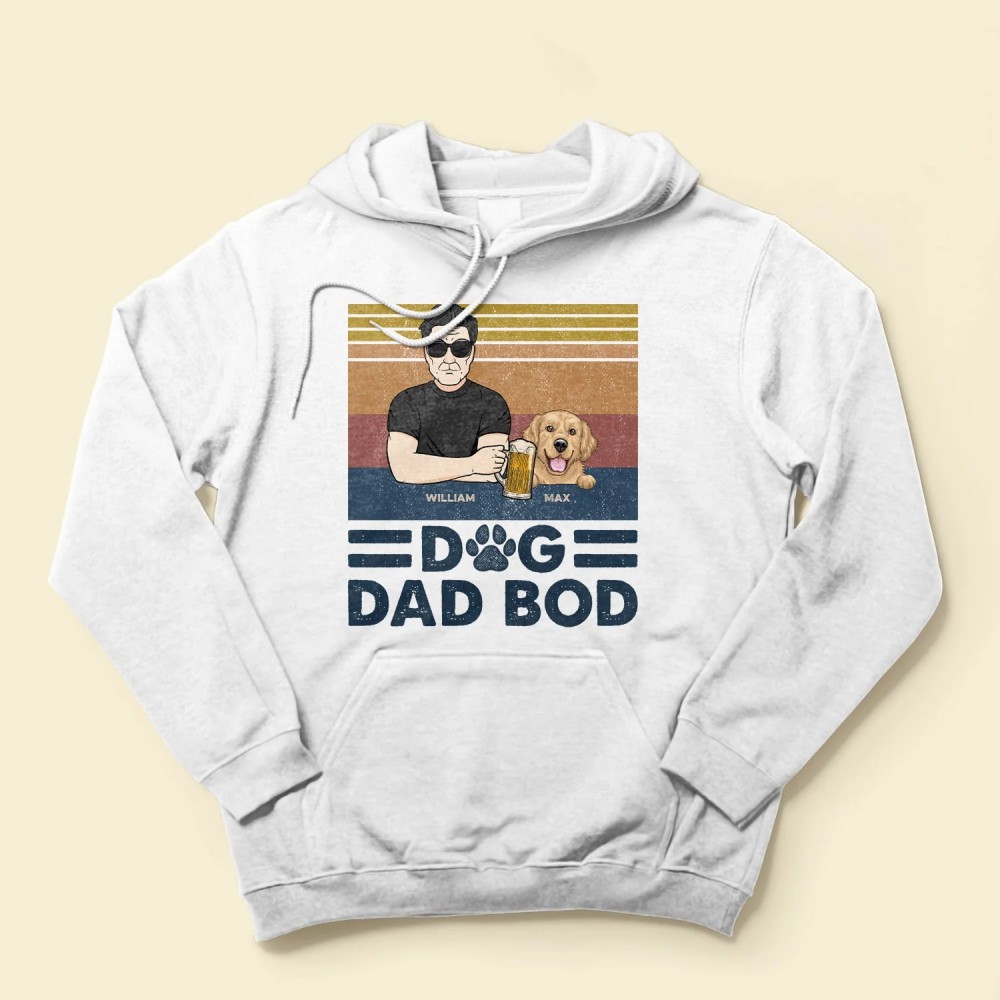 Dog Dad Bod – Personalized Shirt – Birthday Father’s Day Gift For Dog Dad Dog Father