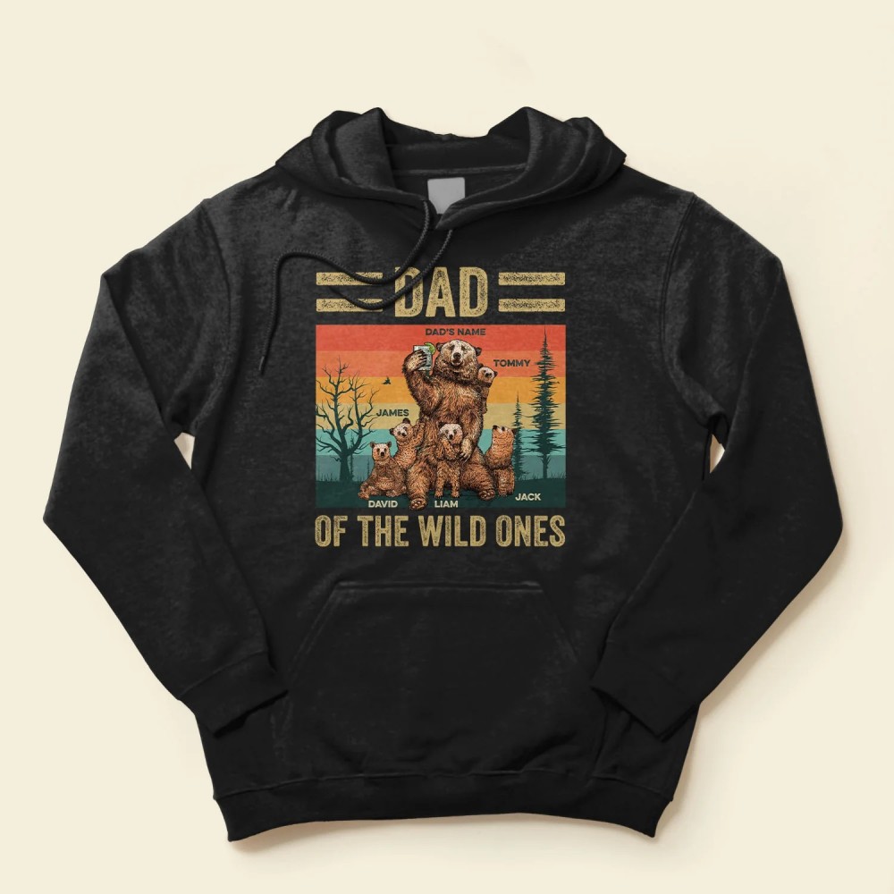 Dad Of The Wild Ones – Personalized Shirt – Father’s Day Birthday Gift For Father Dad Dada Daddy